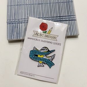 She Flies With Her Own Wings Pin